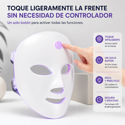Mascara Led De Rejuvenecimiento Facial