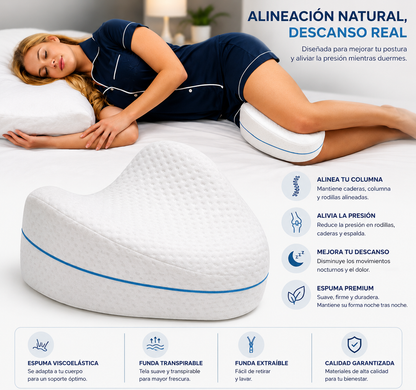 Contour Legacy - Almohada de apoyo de espuma para piernas y rodillas