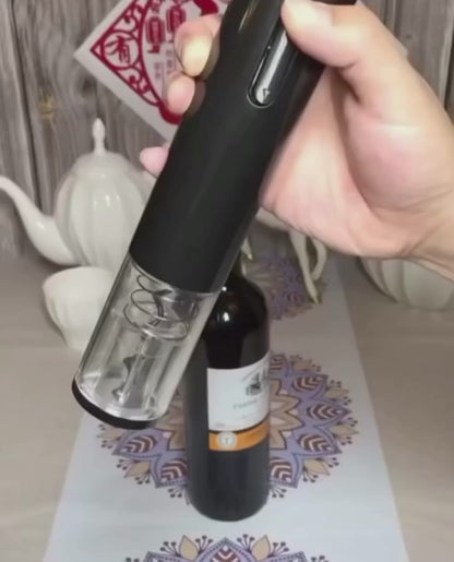 Set Premium para Vino 4 en 1 con Abridor Eléctrico